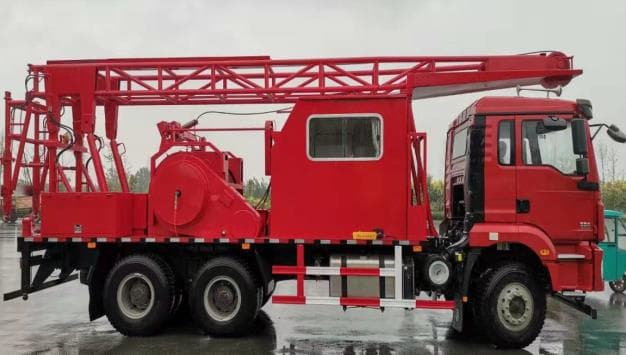 Oil production truck